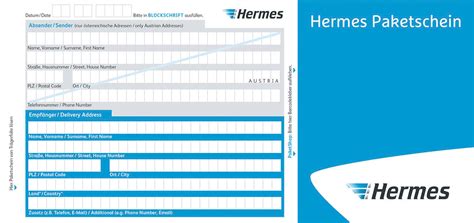 Hermes paketschein ohne drucker